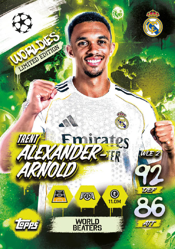 UCC Match Attax 2025/26 - Mini Tin - World Beaters