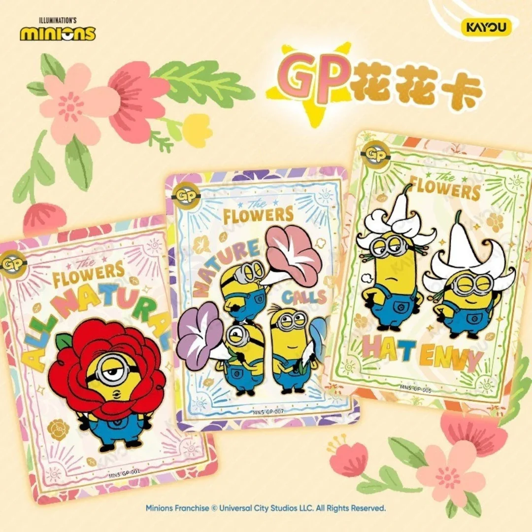 Kayou Minions wave 1 Tier 2 Trading Cards Booster Box | 30 Sealed Packs, 4 Cards Per Pack | 120 Collectible Cards | Despicable Me Minion Cards for Kids & Collectors