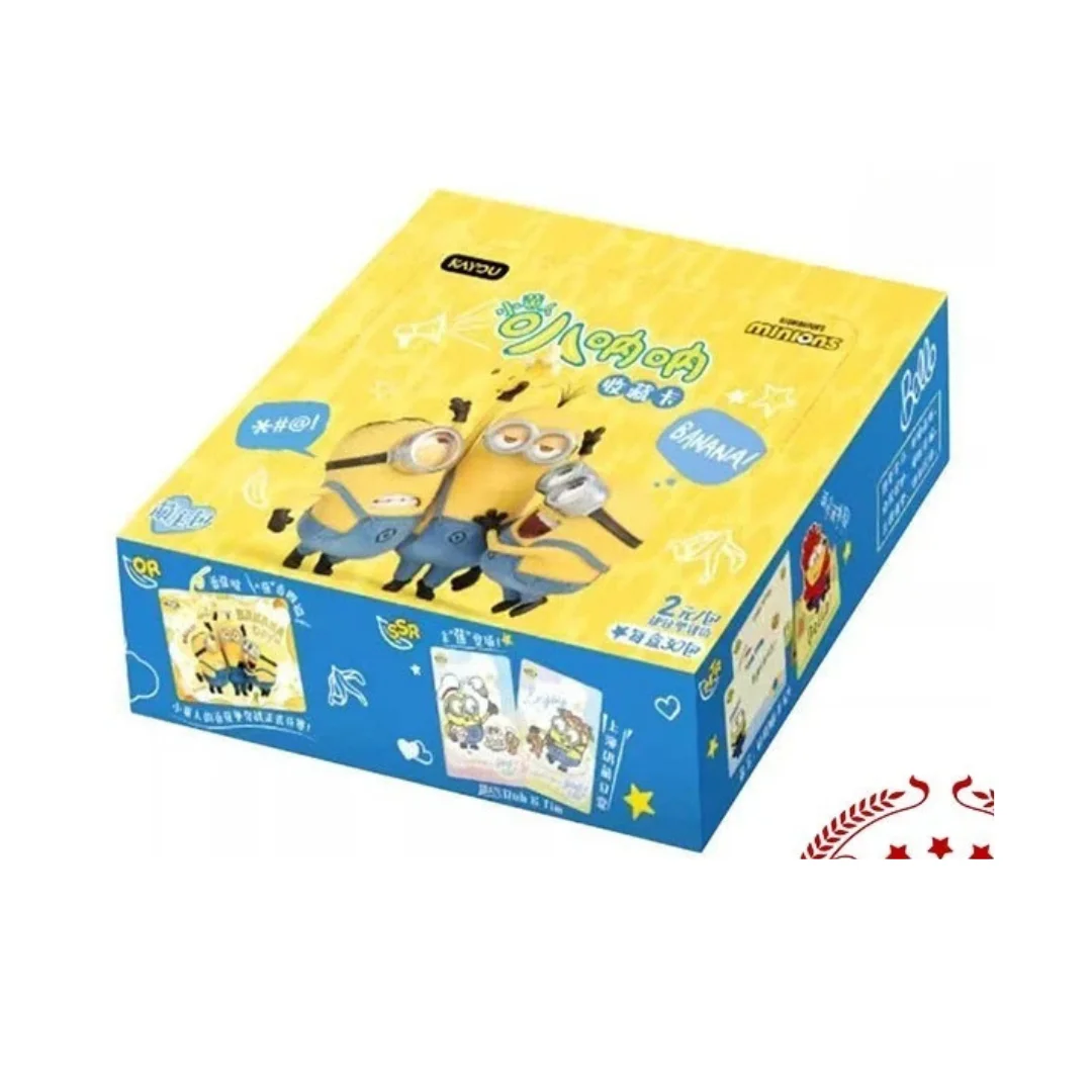 Kayou Minions wave 1 Tier 2 Trading Cards Booster Box | 30 Sealed Packs, 4 Cards Per Pack | 120 Collectible Cards | Despicable Me Minion Cards for Kids & Collectors