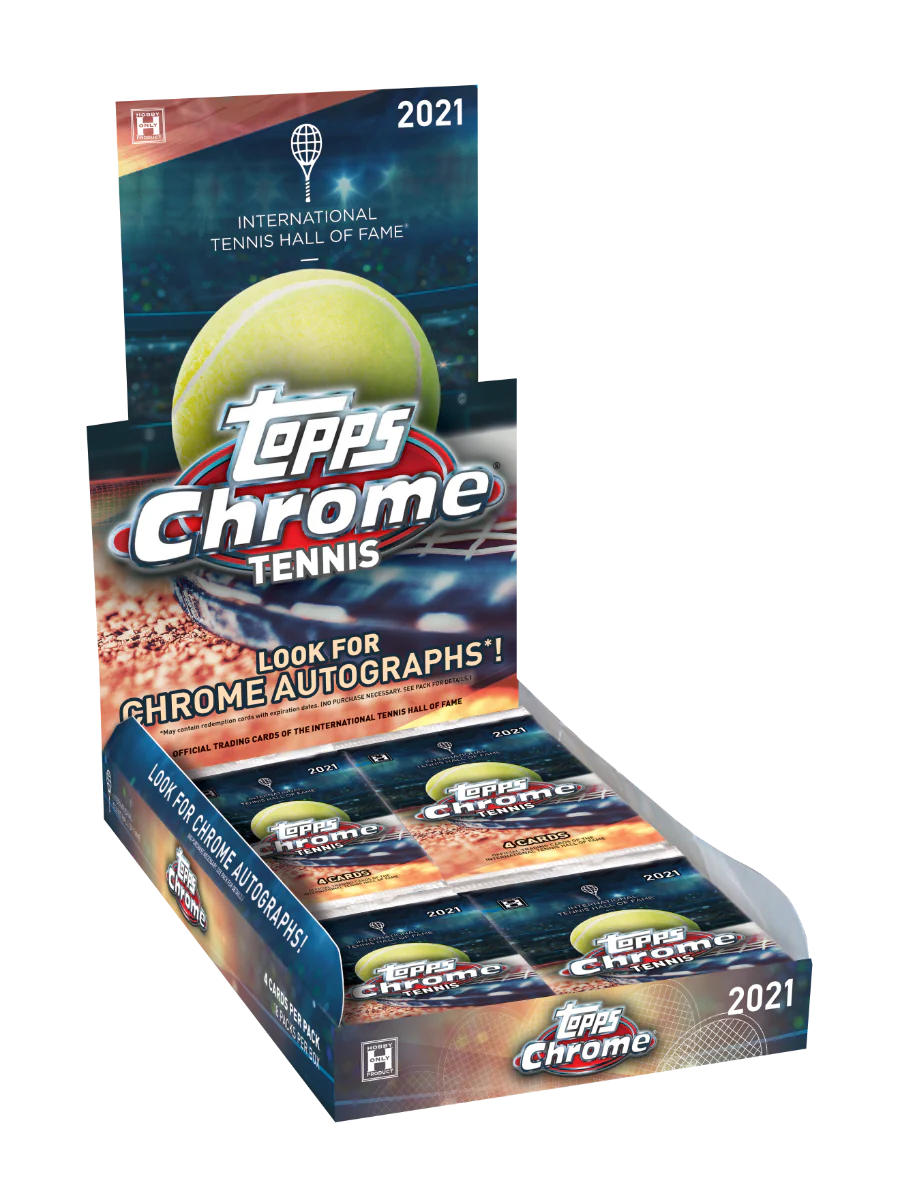 2021 Topps Tennis Chrome - Hobby Box