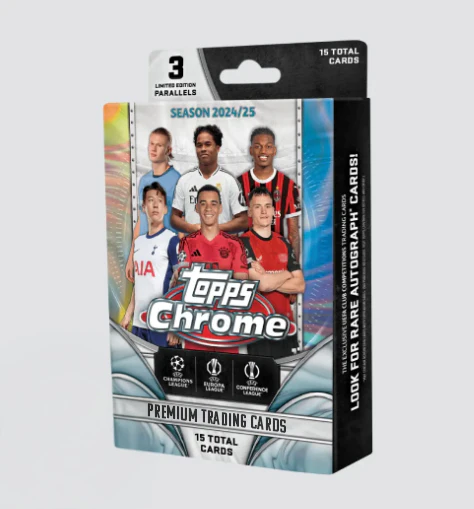 2024-25 Topps Chrome® UEFA Club Competitions - Hanger Box