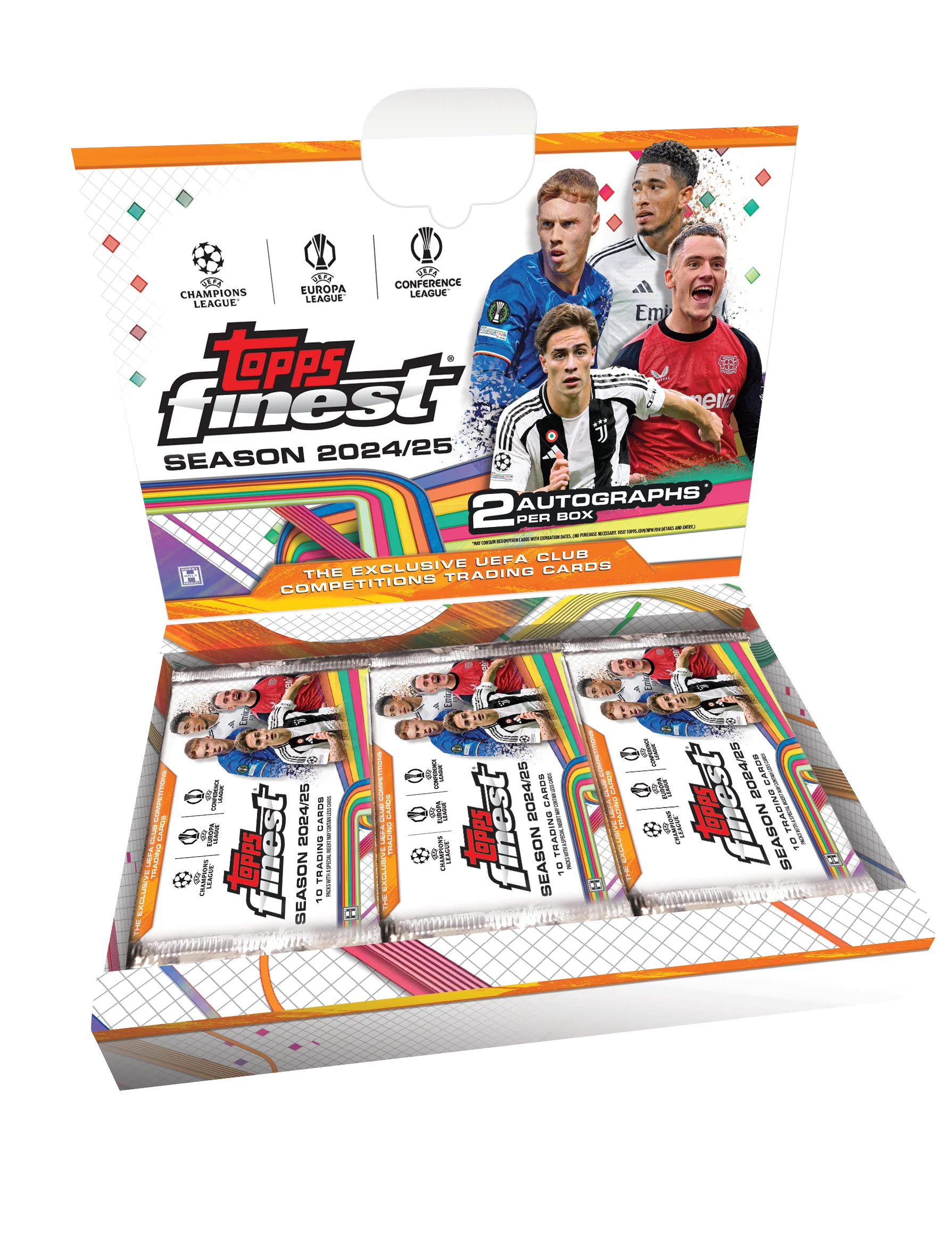 2024/25 Topps Finest UEFA Club Competitions - Hobby Box