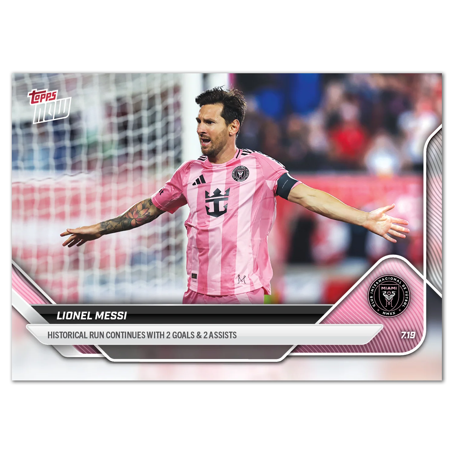 Lionel Messi - 2025 MLS Topps NOW® - Card 67
