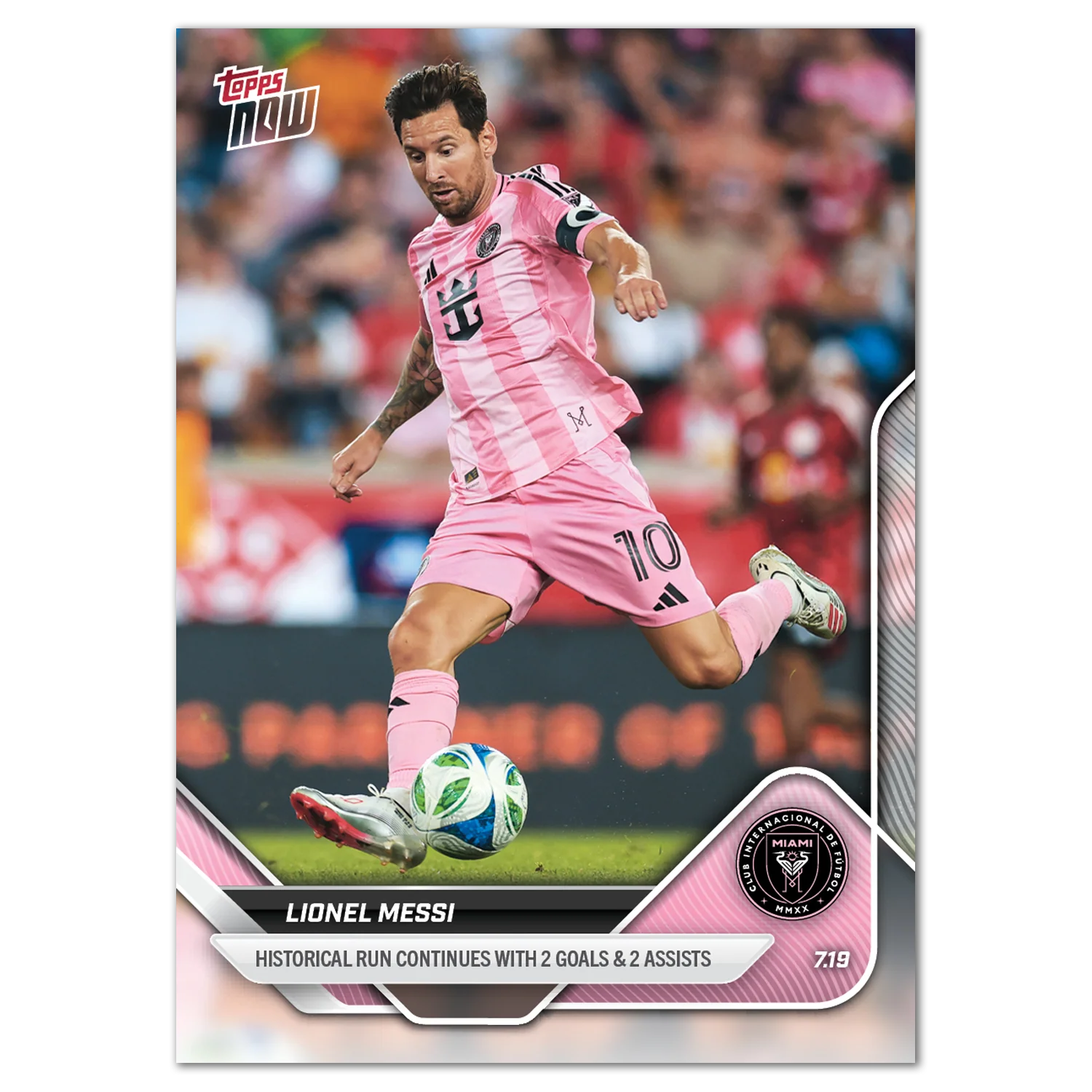 Lionel Messi - 2025 MLS Topps NOW® - Card 67