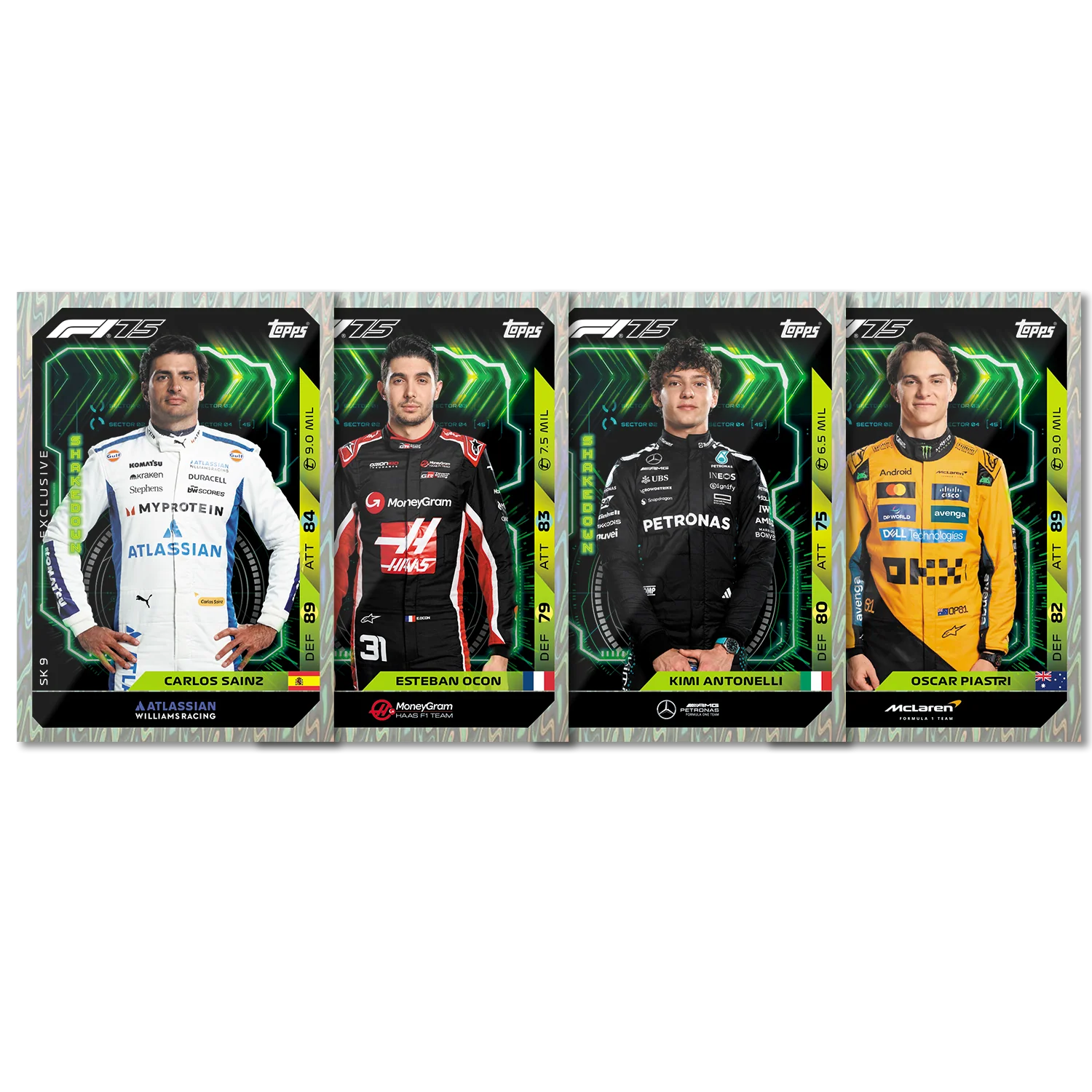 Topps Turbo Attax Formula 1® 2025 - Mega Tin - Shakedown - contains 66 cards including 6 LE's and 4 Exclusive 'Shakedown' Cards!