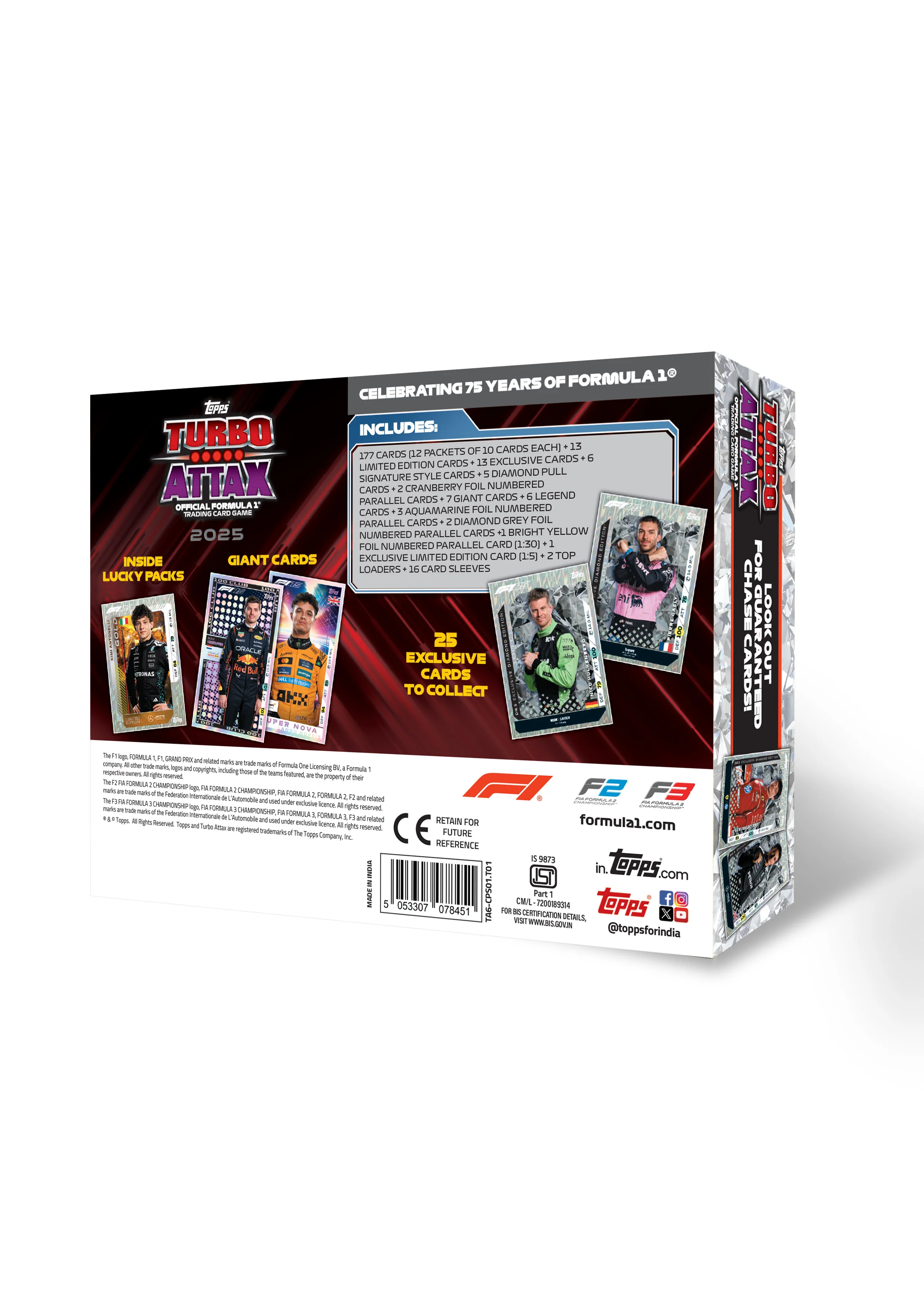 Topps Turbo Attax Formula 1® 2025 Trading and Collectible Card Game (Champions Pack)