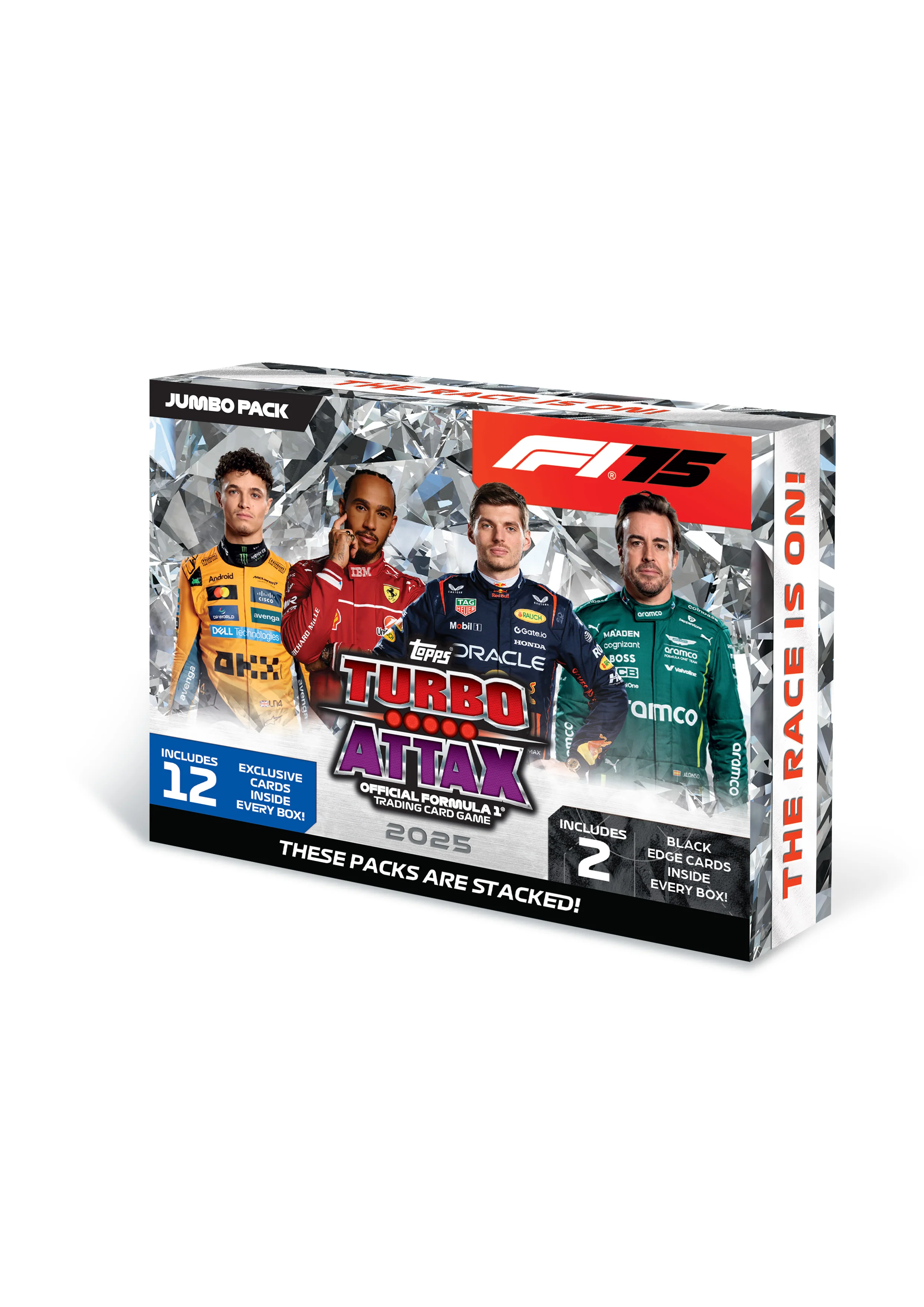 Topps Turbo Attax Formula 1® 2025 Trading and Collectible Card Game (Jumbo Pack)