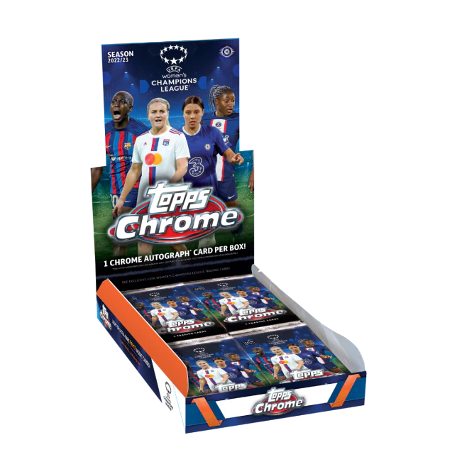 2023 Topps Chrome® UEFA Women's Champions League - Hobby Box